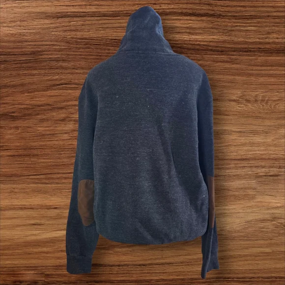 Ralph Lauren Charcoal Pullover Sweater With Elbow Patches Size L - Picture 3 of 7